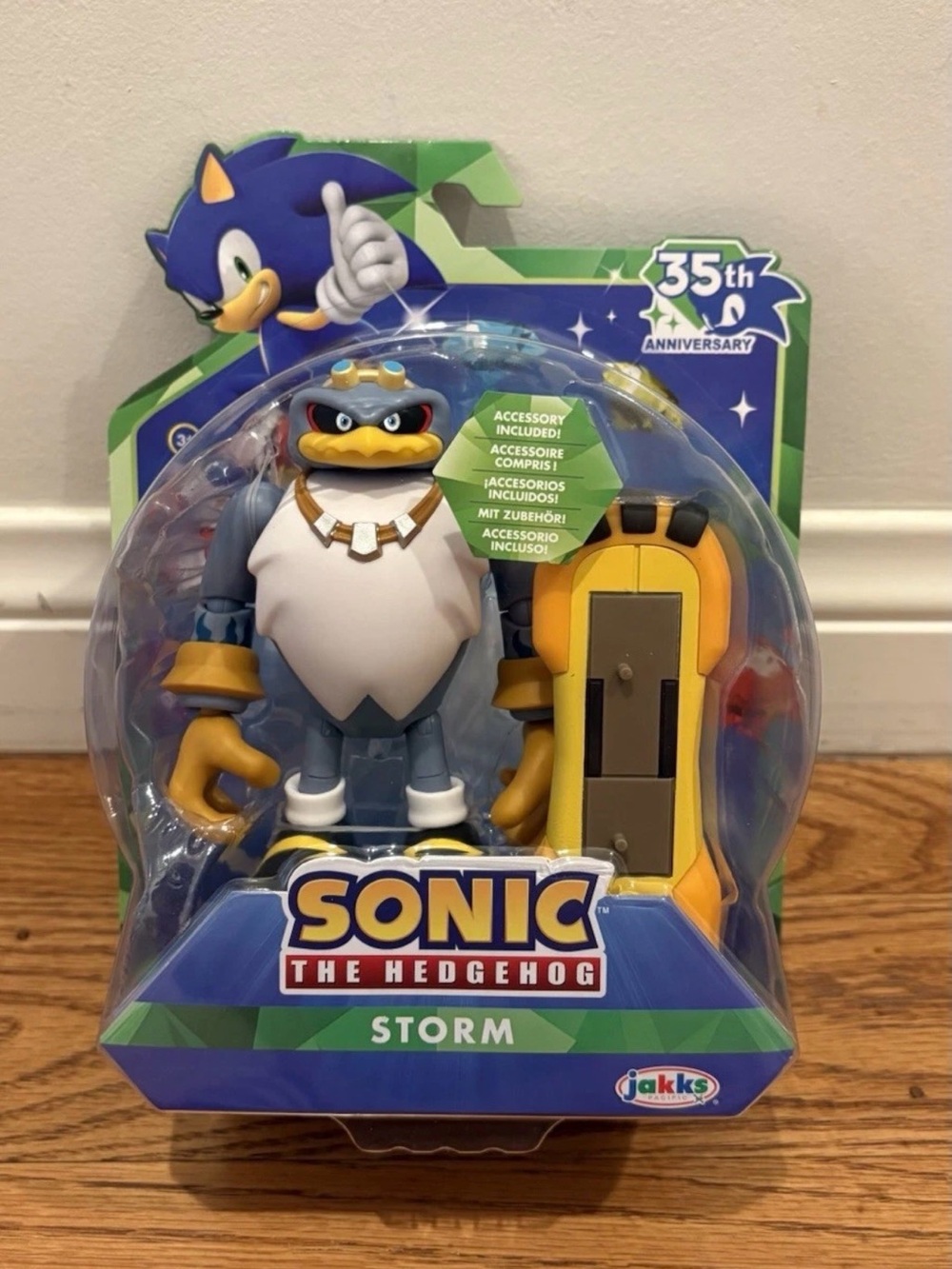 Jakks 35th Anniversary Sonic The Hedgehog STORM w/ Type-S 4" Figure Brand New